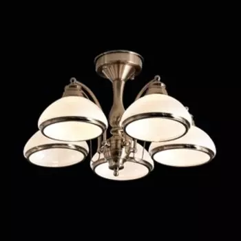 Люстра "Грета" 5x75Вт E27 бронза 56x24x37см