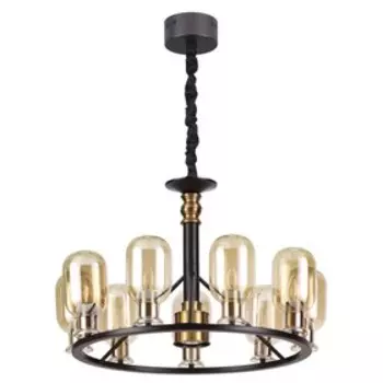 Люстра Grif, 9x40Вт E14, цвет чёрный