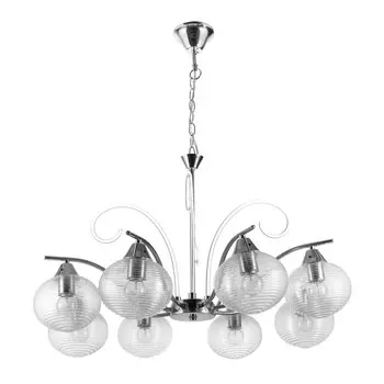 Люстра «Харми» 8xE27 40 Вт серебро 626241 см BayerLux