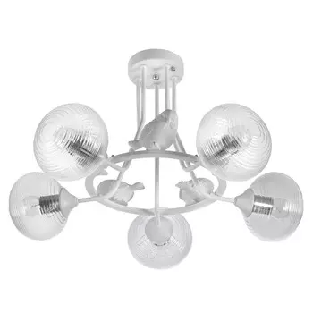 Люстра "Харти" 5хE27 40Вт белый 58х58х38 см BayerLux