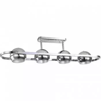 Люстра Helix, 4x60Вт E27, цвет хром, серебро