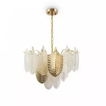 Люстра Hloya, 7x60Вт E14, цвет золото