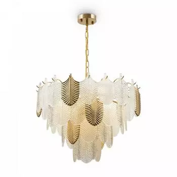 Люстра Hloya, 9x60Вт E14, цвет золото