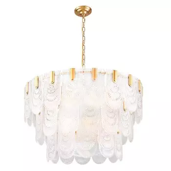 Люстра хрустальная G21067/16AB, E14 16x40Вт, цвет золото