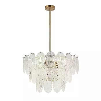 Люстра хрустальная G21072/6AB, E14 6x40Вт, цвет золото