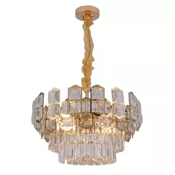 Люстра хрустальная, размер 50x50x71 см, E14