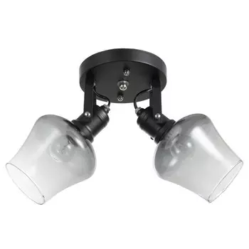 Люстра "Илария" 2xЕ27 40Вт черный 30х18х20 см BayerLux