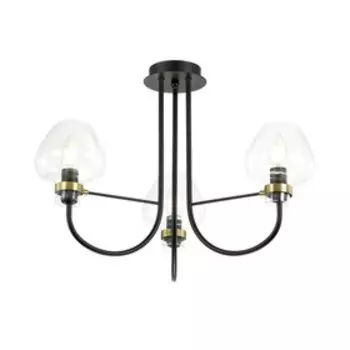 Люстра ILONA 3x40Вт E14, чёрный