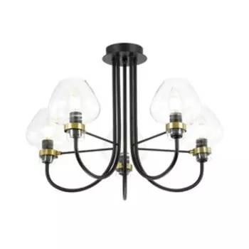 Люстра ILONA 5x40Вт E14 черный