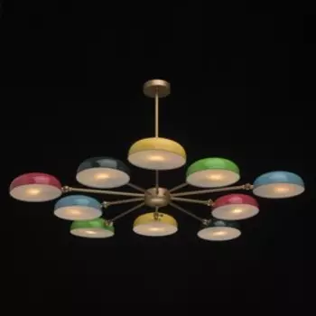 Люстра "Имаджинариум" 10x9Вт G9 3000K золото 105x105x52см