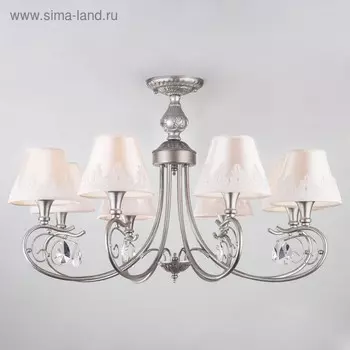 Люстра Incanto 8x40Вт E14 серебряный