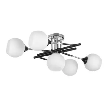 Люстра «Индис» 5хЕ27 40 Вт черно-хромовый 606028 см