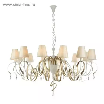 Люстра Intreccio 12x40Вт E14 белый