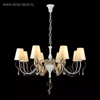 Люстра Intreccio 8x40Вт E14 белый