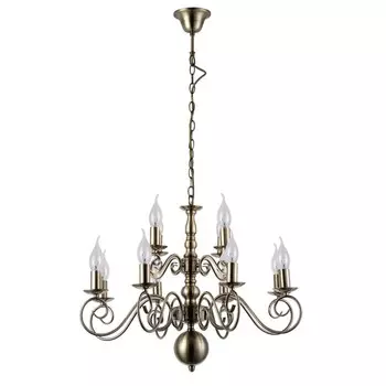 Люстра ISABEL, 12x40Вт E14, бронза