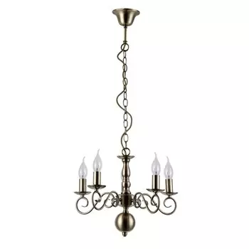 Люстра ISABEL, 5x40Вт E14, бронза