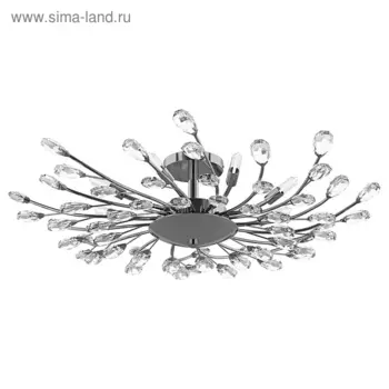 Люстра ISABELLE 8х40Вт G9, хром 65x20 см