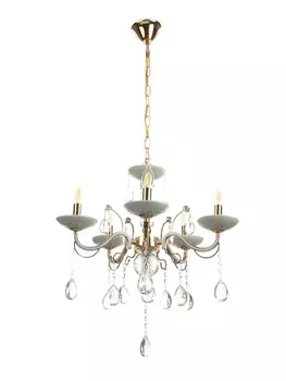 Люстра «Изабелла» 5хЕ14 40 Вт золото 585895 см