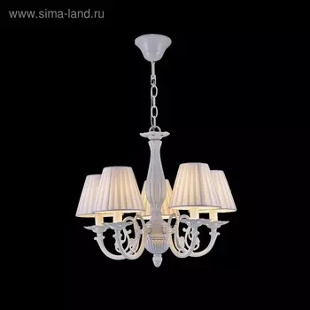 Люстра Jasmine 5x40Вт E14 белый