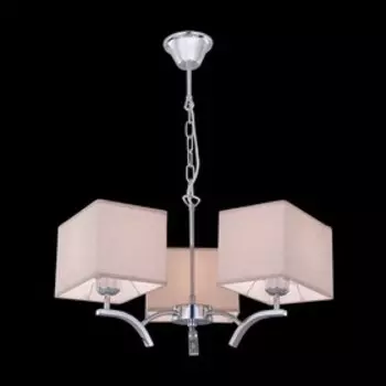 Люстра «Эдисон», 3x75Вт E27, хром 39x36,5x18 см