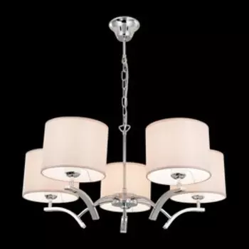 Люстра «Эдисон» 5x75Вт E27 хром 50,5x50,5x19см