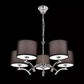 Люстра «Эдисон» 5x75Вт E27 хром 50,5x50,5x19см