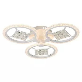 Люстра ЭкономСвет 50544/3WT, LED 3x24Вт 3000-6000K, 9360лм, цвет белый