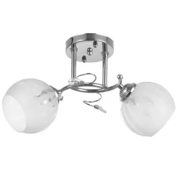 Люстра Элани 2хE27 40Вт хром 30х22х16 см BayerLux