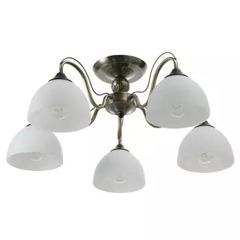 Люстра "Элейна" 5хЕ27 40Вт бронза 50х50х28 см BayerLux