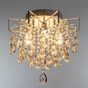 Люстра "Элизабет" 4хE14 40Вт белый 40х40х40 см