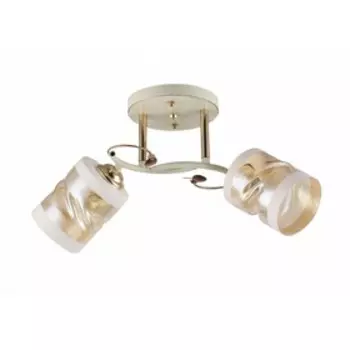 Люстра «Элла», 40Вт, E27, цвет беж, золото