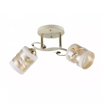 Люстра «Элла», 40Вт, E27, цвет беж, золото