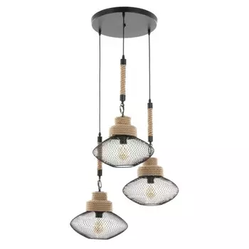 Люстра «Эллеб» 3хЕ27 черный 555755 см