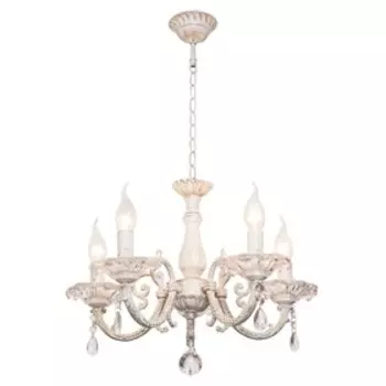 Люстра "Эмилия" 5x60Вт E14 белый 53х53х71см.