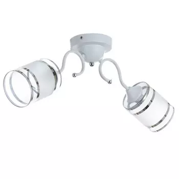 Люстра потолочная BayerLux «Эмма», 2хЕ27, 40 Вт, белый, 511225 см