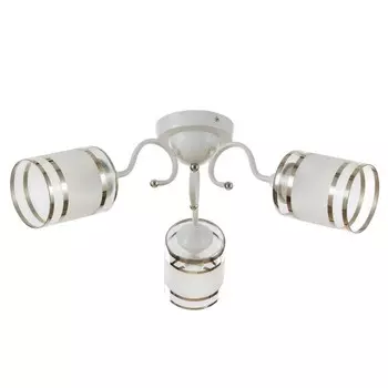 Светильник потолочный BayerLux «Эмма», люстра 3Е27, 40 Вт, белый, 515125см