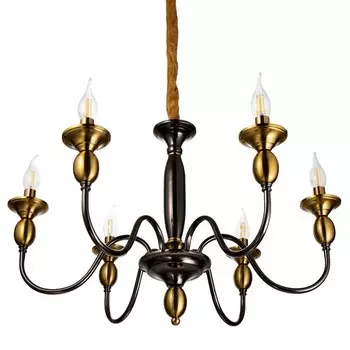 Люстра «Энни» 640 Вт Е14 латунь 696944 см BayerLux