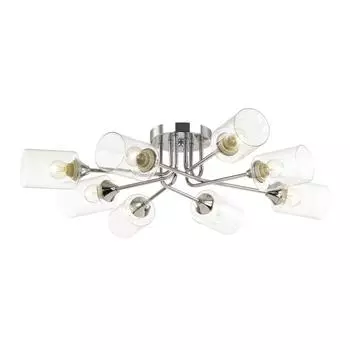 Люстра JERRY, E27 8x60Вт, цвет хром