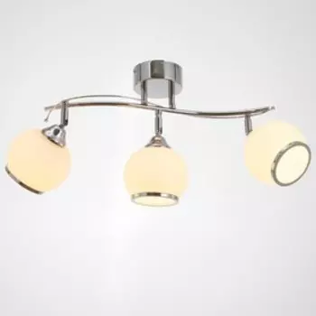 Люстра ЭкономСвет «Этни» 3x40Вт E27 хром 53х23х23 см