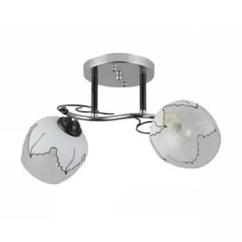 Люстра «Эвелин», 40Вт, Е27, цвет хром, черный