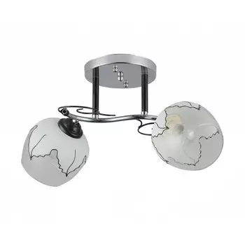 Люстра «Эвелин», 40Вт, Е27, цвет хром, черный