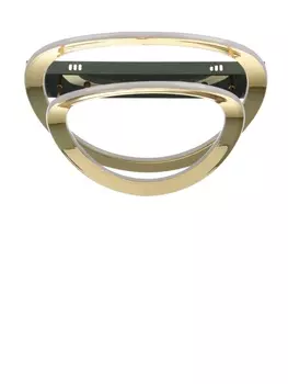 Люстра Johanna 156 Вт LED 3000-6000К золото/черный 50+40 см