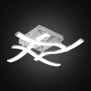 Люстра «Юнона», 54Вт LED хром 54x32x14 см