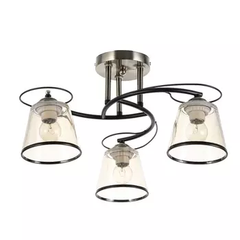 Люстра «Каэль» 3хЕ27 40 Вт черно-бронзовый 444417.5 см