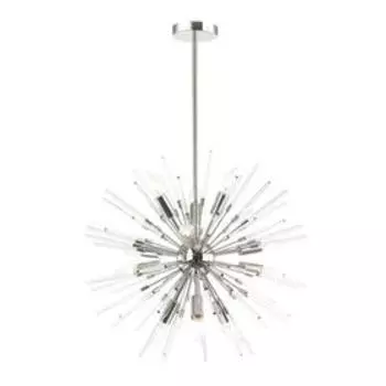 Люстра KADRILIA, 12x40Вт E14, цвет хром, IP20