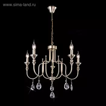 Люстра «Кампана» 5x60Вт Е14 бронза 34x32,5x13,5см