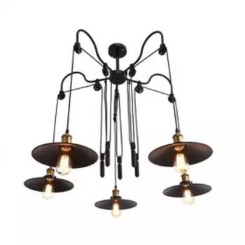 Люстра "Кандела" 5х40Вт E27 черный 118х118х129 см BayerLux