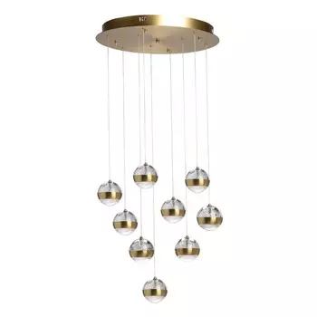 Люстра «Капелия», размер 50x315x50 см, 54Вт 9xLED SMD BOARD IP 20