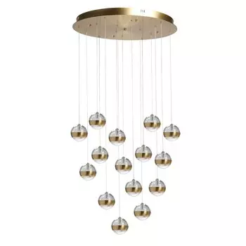 Люстра «Капелия», размер 65x295x65 см, 90Вт 15xLED SMD BOARD IP 20