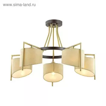 Люстра KAREN 5x40Вт E14 коричневый